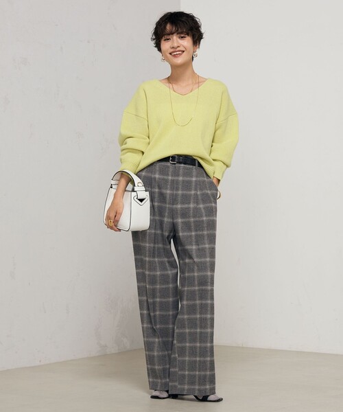 「NOLLEY'S」 パンツ 36 グレー系その他 レディースの画像