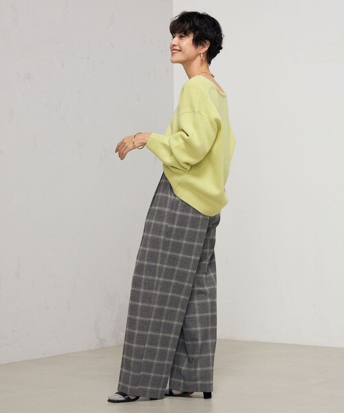 「NOLLEY'S」 パンツ 36 グレー系その他 レディースの画像