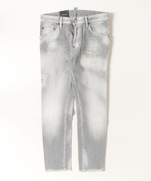 DSQUARED2 スケーター ジーンズ グレー DSQUARED2 Skater Slim Fit Jeans Grey | Mainline Menswear us
