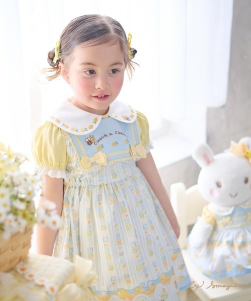 coeur a ワンピース 「想馬まゆ×coeur coeur」レモンプリント