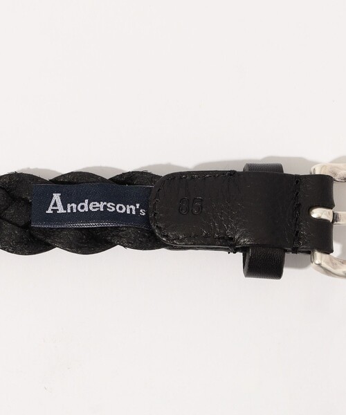 Anderson's（アンダーソンズ） ベルト レザーメッシュベルト
