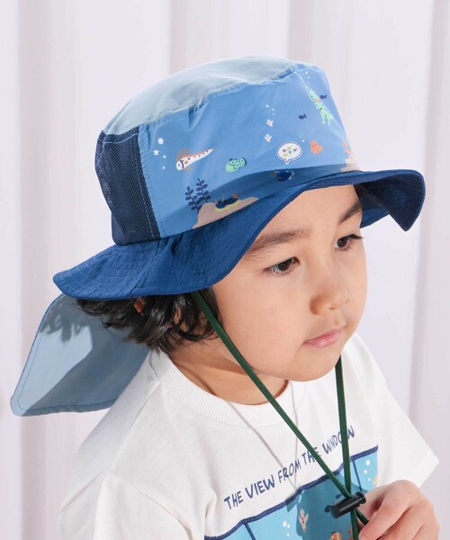 限定品1000個　リリパット　 HAPPY CAMPERS 限定品 SLAP SLIP（スラップスリップ） 帽子 ハット 海の生き物＆働くくるま