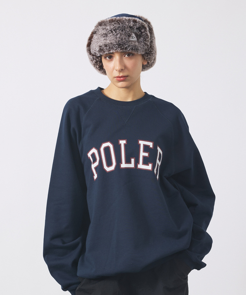 「POLeR」 ハット フリー ネイビー メンズ_画像2
