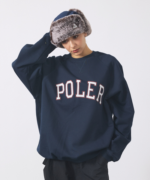 「POLeR」 ハット フリー ネイビー メンズ_画像3