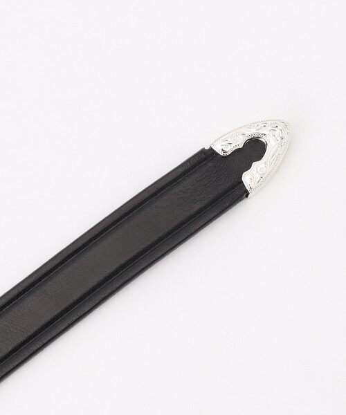 monitaly ベルト MONITALY 】EXTENDED 1″STITTCHED BELT W / 3PC SILVER BUCKLE SET