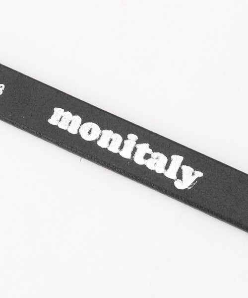 ベルト MONITALY/モニタリー Extra Long Leather Belt メンズの画像