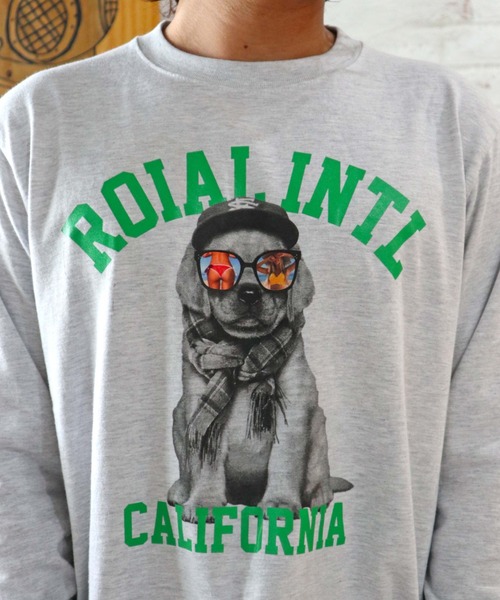 「roial」 長袖Tシャツ M ホワイト メンズ_画像3