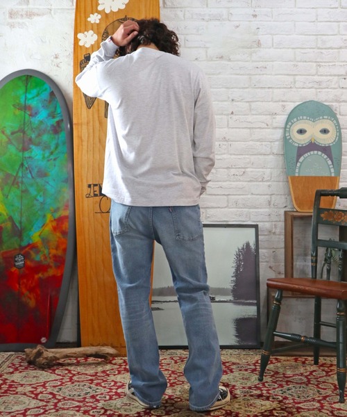 「roial」 長袖Tシャツ M ホワイト メンズ_画像4