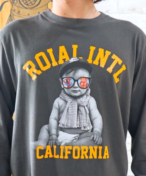「roial」 長袖Tシャツ M ホワイト メンズ_画像5