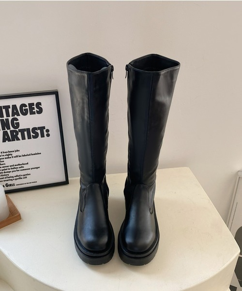 「Shoes in Closet」 ロングブーツ L ブラック レディース_画像7