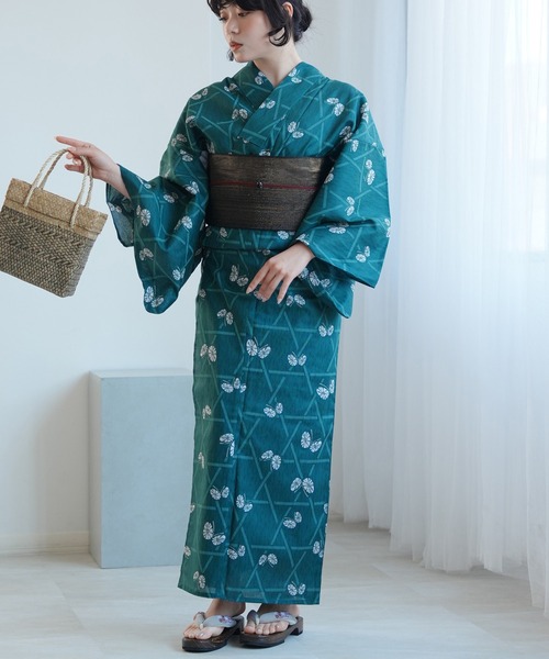 有松鳴海絞り 浴衣（色：グリーン系）のおすすめ人気商品一覧 通販