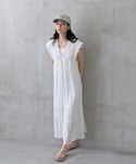ワンピース 夏 「1枚で決まる!」軽量バックリ...の詳細画像3