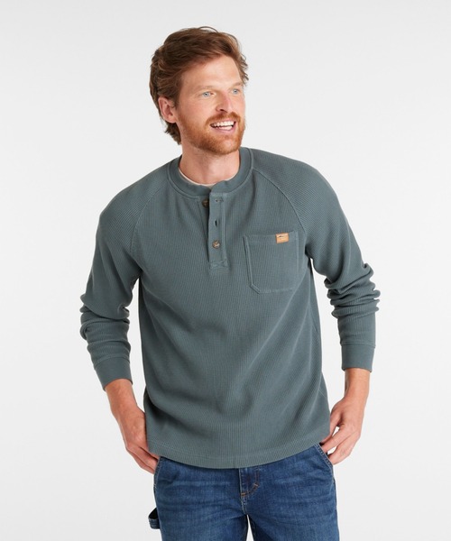 L.L.Bean（エルエルビーン） 長袖Tシャツ LARGE グリーン メンズ 