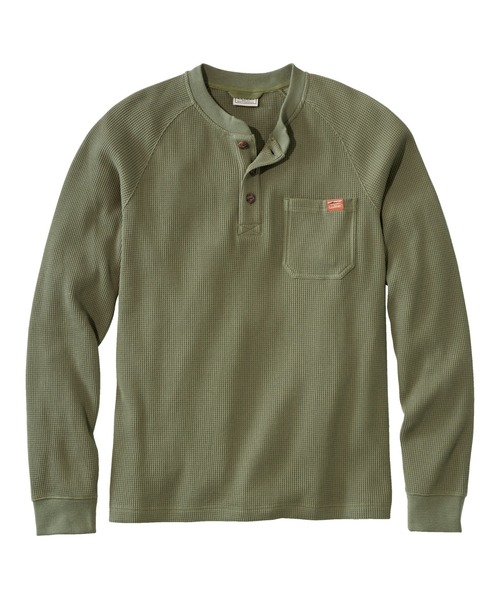 L.L.Bean（エルエルビーン） 長袖Tシャツ LARGE グリーン メンズ 