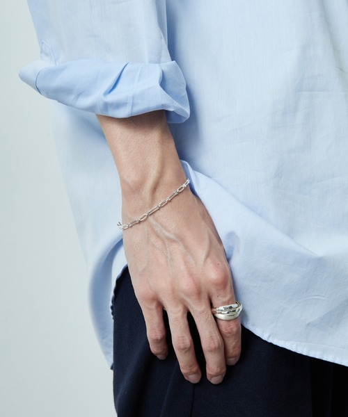 ブレスレット 「WEB先行予約」「XOLO JEWELRY/ショロジュエリー」 LANTERN LINK シルバーブレスレット 3MM メンズの画像