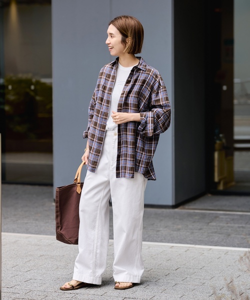 「FRAMeWORK」 チノパンツ 36 ベージュ レディース_画像4