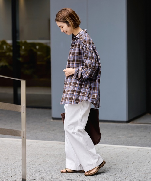 「FRAMeWORK」 チノパンツ 36 ベージュ レディース_画像6