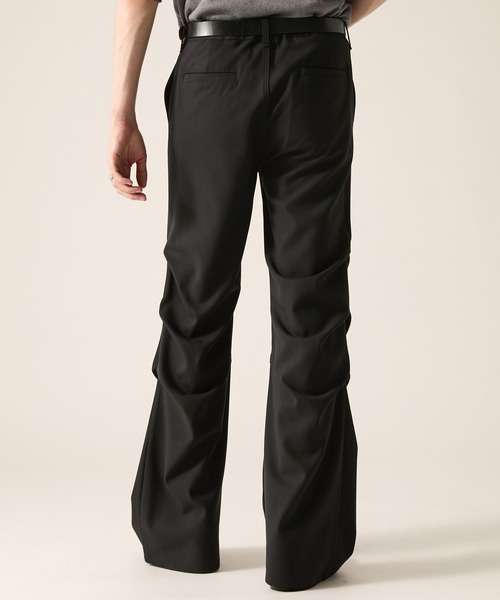 CLEL（クレイル） スラックス 「CLEL」Grace Cloth 3D Tuck Flare