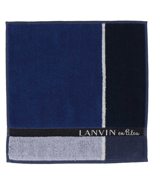 ハンカチ LANVIN en Bleu ハンカチ タオルハンカチ メンズ レディース