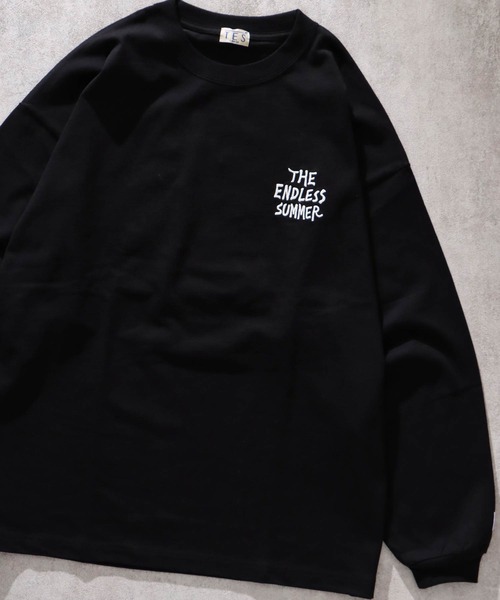 「The Endless Summer」 長袖Tシャツ MEDIUM ブラック メンズ_画像8