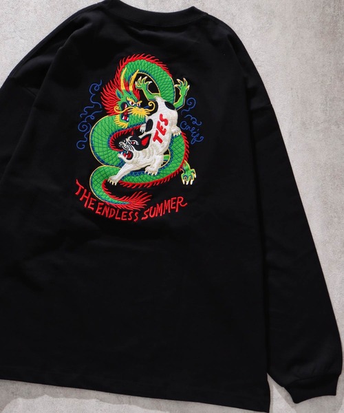 「The Endless Summer」 長袖Tシャツ MEDIUM ブラック メンズ_画像9