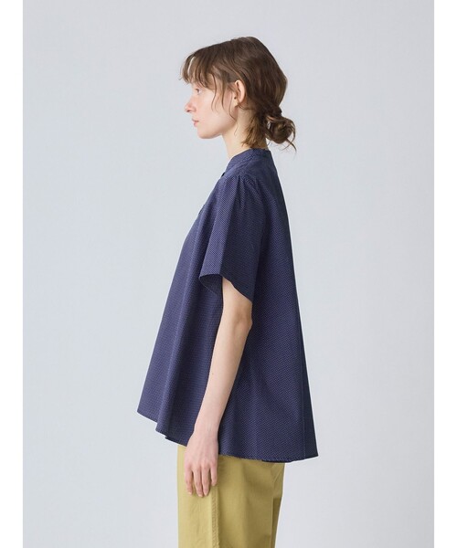 「MidiUmi」 半袖シャツ FREE ブルー レディース_画像7