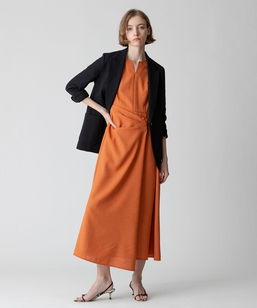 「allureville」 ノースリーブワンピース 1 ベージュ レディース_画像9