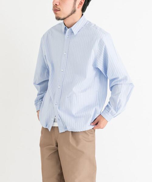 「EKAL」 長袖シャツ LARGE ピンク メンズ_画像6