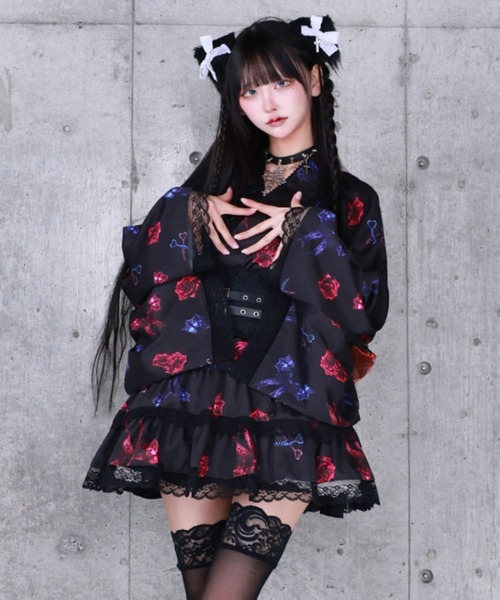 Amilige（アミリージュ） 浴衣 Devil Rose Bat浴衣ドレス レディース