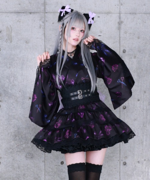Amilige（アミリージュ） 浴衣 Devil Rose Bat浴衣ドレス レディース