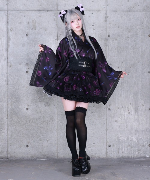 Amilige（アミリージュ） 浴衣 Devil Rose Bat浴衣ドレス レディース