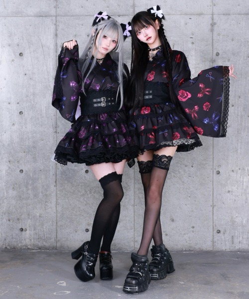 Amilige（アミリージュ） 浴衣 Devil Rose Bat浴衣ドレス レディース