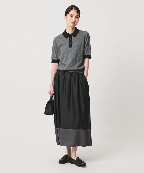 ユナイテッドアローズ クロシェ ポロニット ‐ウォッシャブ UNITED ARROWS（ユナイテッドアローズ） ニット セーター クロシェ