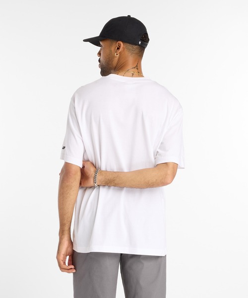「New Balance」 半袖Tシャツ LARGE ブラック メンズ_画像5