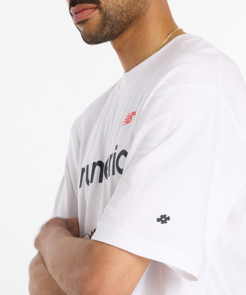 「New Balance」 半袖Tシャツ LARGE ブラック メンズ_画像7