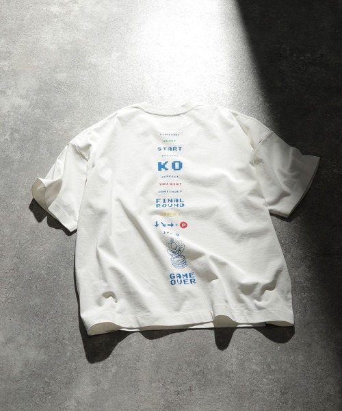 「Fishs Eddy」 半袖Tシャツ LARGE ホワイト レディース_画像2