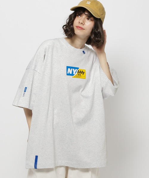 「Fishs Eddy」 半袖Tシャツ LARGE ホワイト レディース_画像9