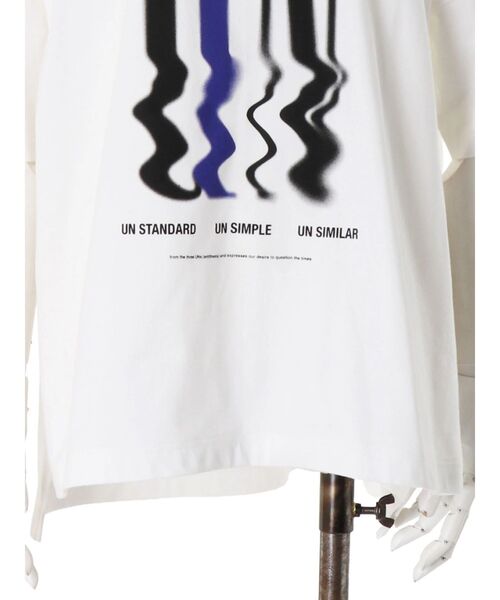 UN3D.（アンスリード） tシャツ 半袖 BLEED PAINT T-SH / ブリード