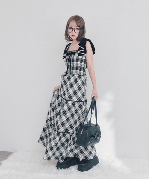 OLIVE des OLIVE（オリーブデオリーブ） ワンピース リボン付