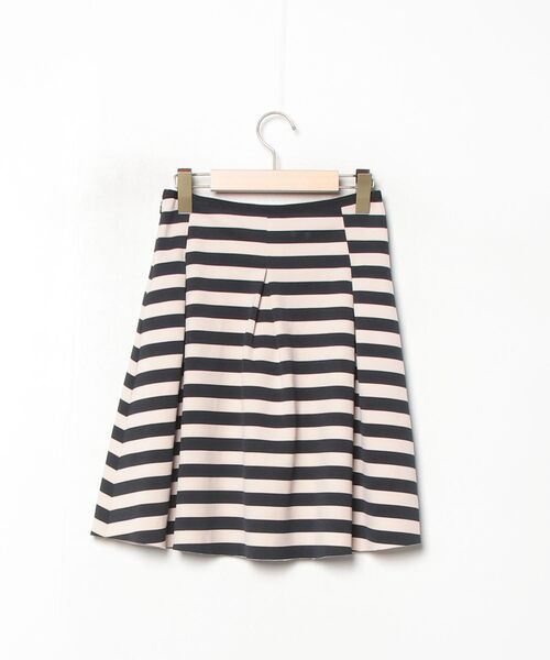 「BLACK BY MOUSSY」 ボーダー柄フレアスカート FREE ブラック レディース_画像2