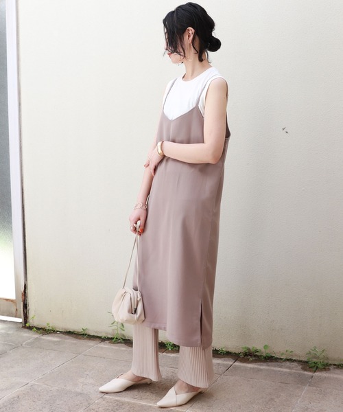 ワンピース きれいめ ツイル Vネック キャミワンピース Zozotown Paypayモール店 通販 Paypayモール