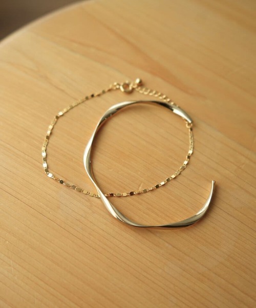 flower ブレスレット シルバーチェーンブレスレット レディース
