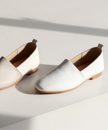 enあしながおじさん パンプス 防水｜Lカットフラットシューズ