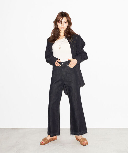 即納新品 パンツ PayPayモール店 - 通販 - PayPayモール デニム ジーンズ ハイライズソフトフレアデニム ZOZOTOWN 通販豊富な