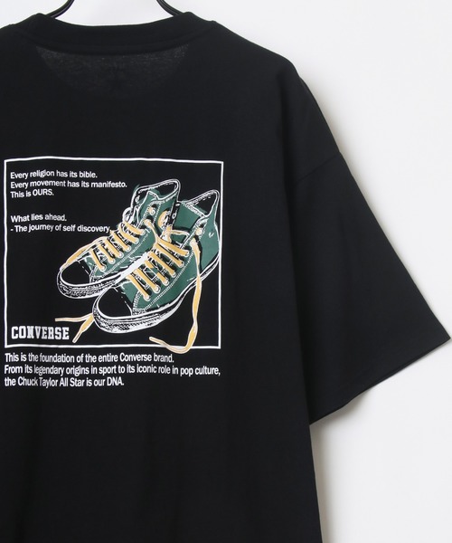 Tシャツ Tシャツ Converse コンバース ビッグシルエット バックプリント オールスター スニーカー イラスト フロント ワンポイント刺繍 T Zozotown Yahoo 店 通販 Yahoo ショッピング