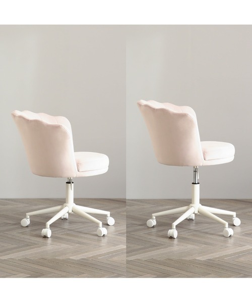 Francfranc（フランフラン） 家具 シェル デスクチェア ピンク