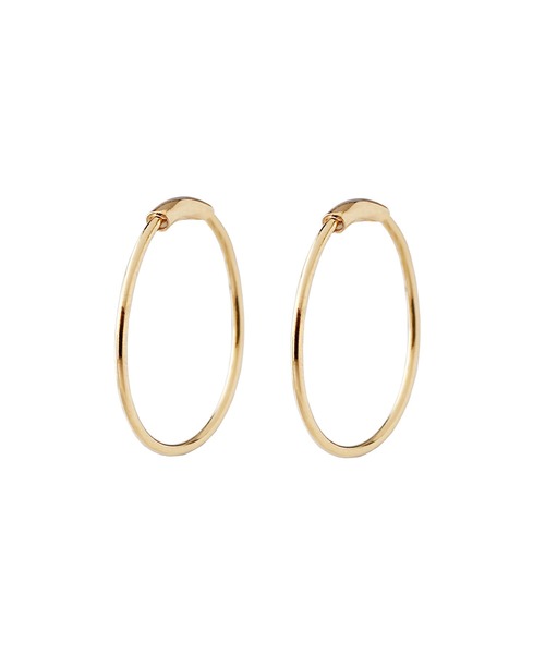 ANEMONE ピアス ミニフープピアス「K10」 レディース : ZOZOTOWN