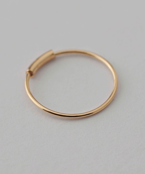 ANEMONE ピアス ミニフープピアス「K10」 レディース : ZOZOTOWN