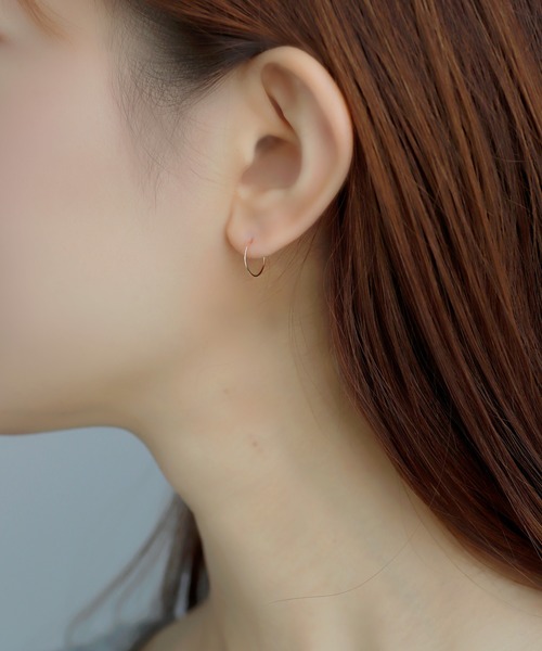【2月月間目玉商品】新品未使用♡K10台フープピアス(直径12ミリ） 2月月間目玉商品】新品未使用♡K10台フープピアス(直径12ミリ）