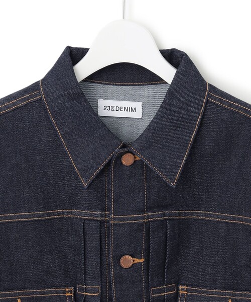 23区　ストレッチ　デニムジャケット　洗濯可能　着用感のない美品　サイズ44 洗える】23区DENIM ストレッチ ジャケット / 23区
